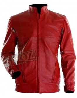 The Place Beyond The Pines Ryan Gosling Red Leather Jacket